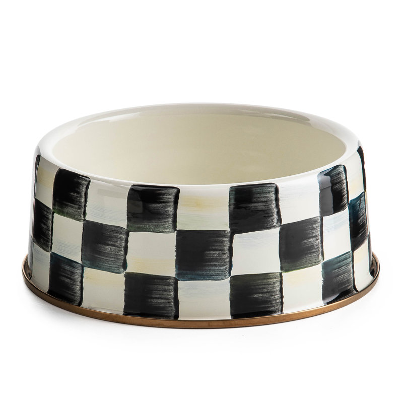Courtly Check Pet Dish