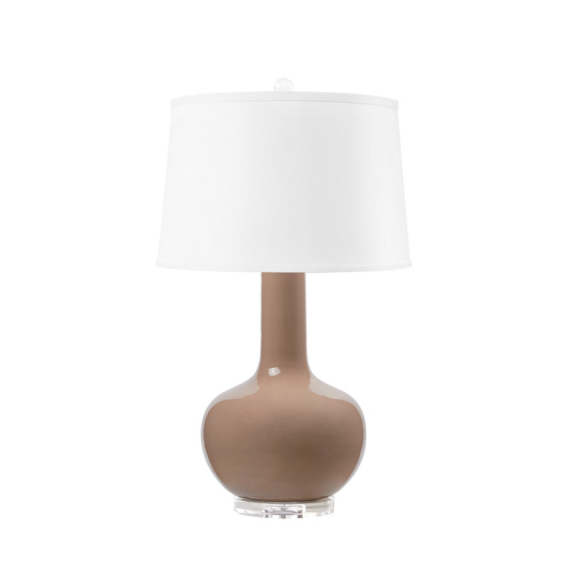 Pablo Table Lamp, Smoked Truffle