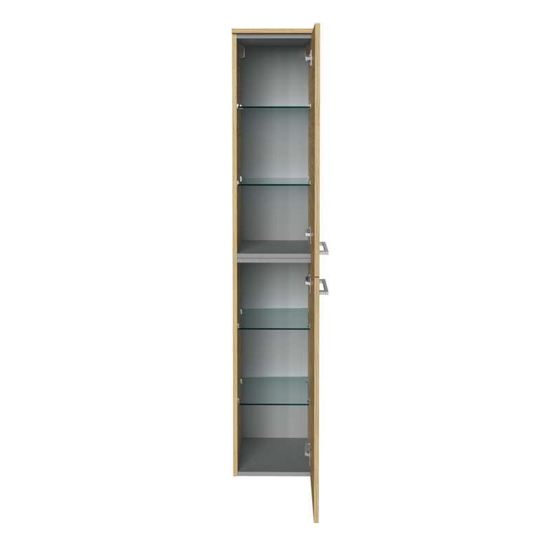Bathroom Cabinet, Beige/Brown, Stop on the right