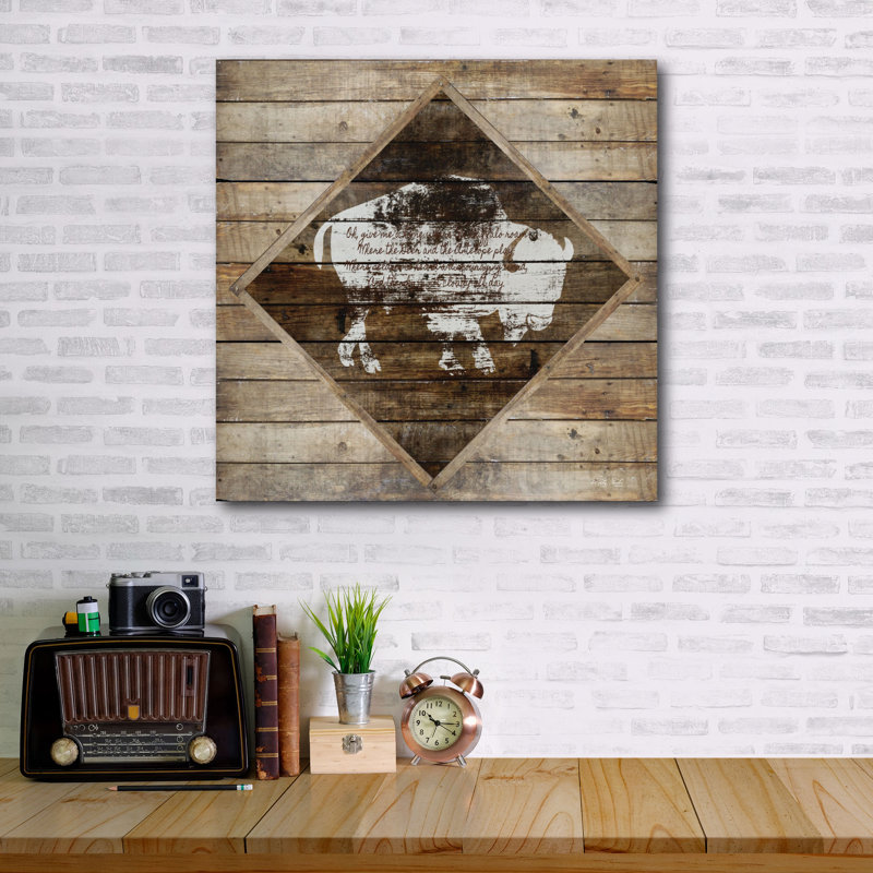 « buffalo », impression sur toile