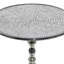 Table d'appoint en aluminium et aluminium