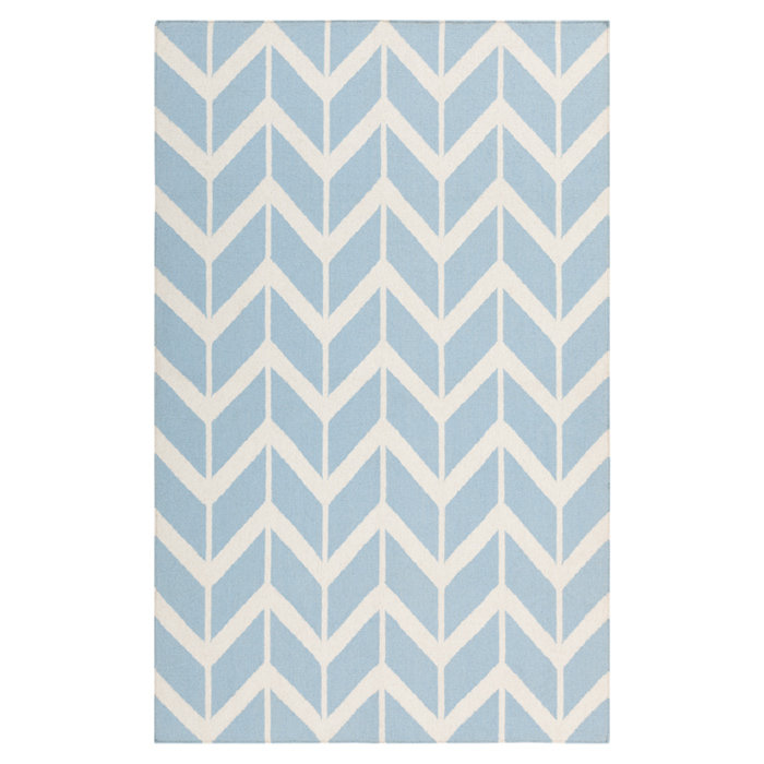 Wool Chevron Indoor Rug