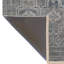 Tapis décoratif rétro à motif gris à motif traditionnel-1569629327