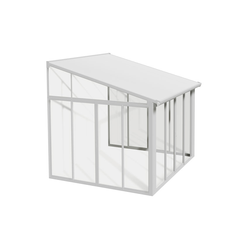 Sanremo 3m x 3.1m Metal Patio Gazebo, White, White