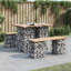 Birta Steel Outdoor Bench-171847356-171847355