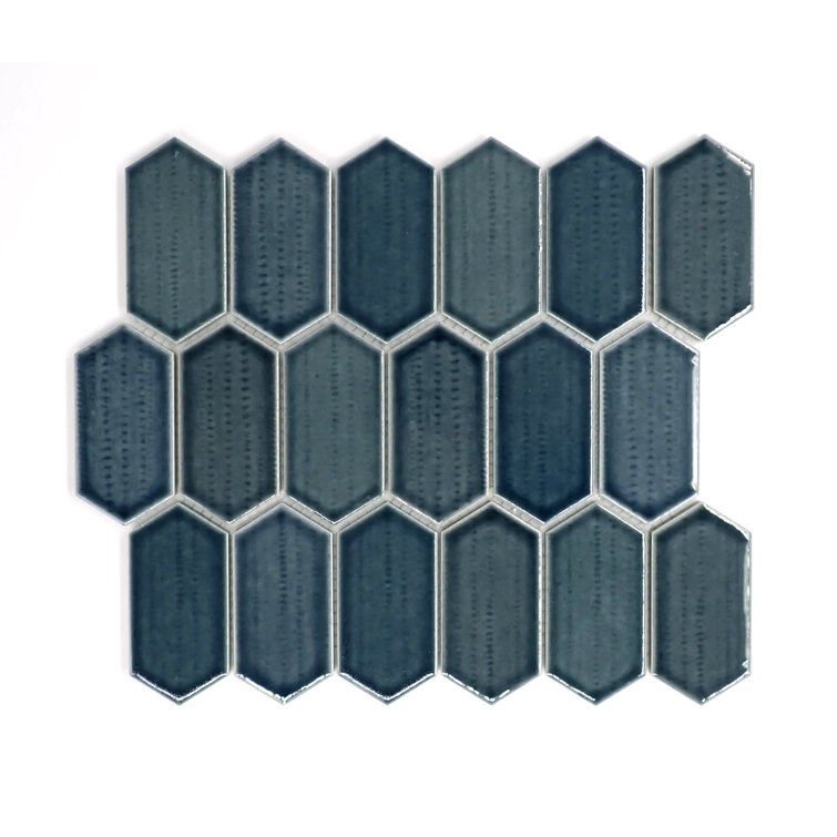 Omni™ 10" x 12" Porcelain Honeycomb Mosaic Tile