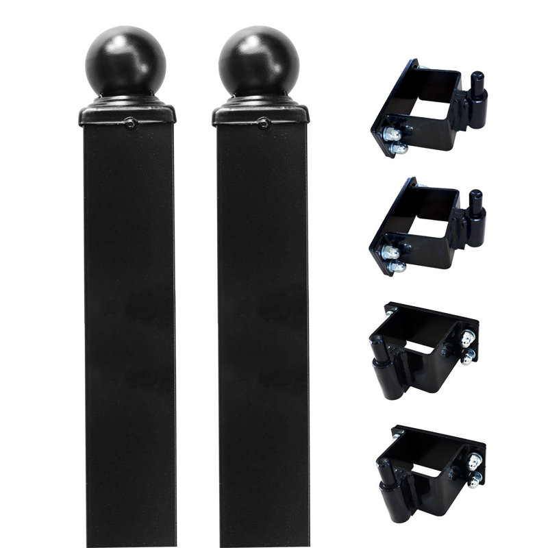 9.8 Ft. Posts For Dual Swing Wrought Iron Gate