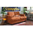 63" 2-Seater Upholstered Square Arm Sofa-1634482921