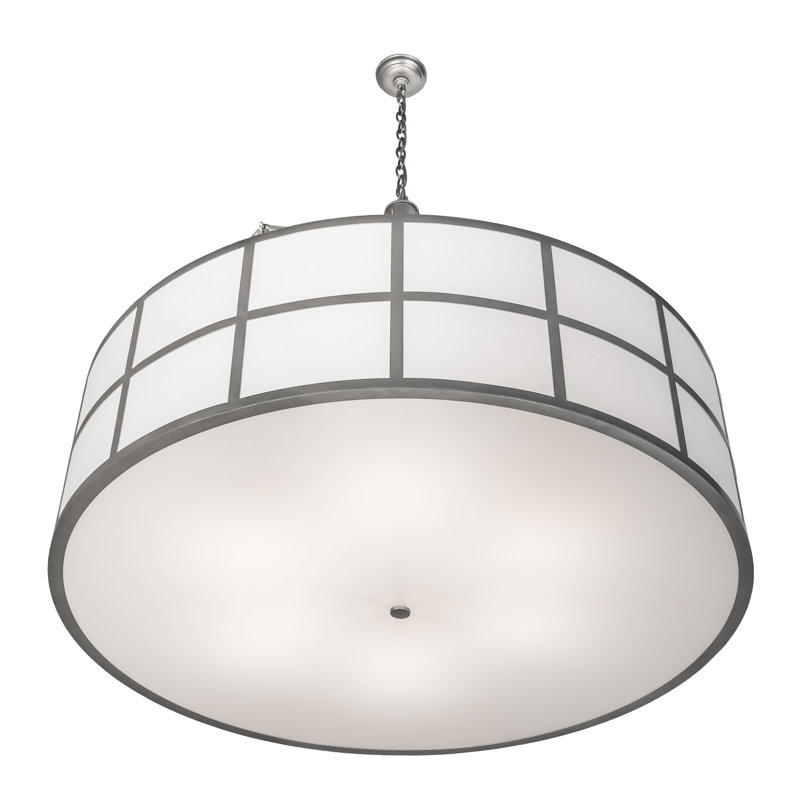 Luminaire suspendu de 48 po de largeur Barnabas Cilindro