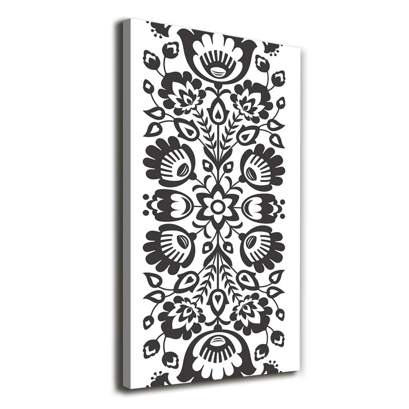 Folk - Wrapped Canvas Print