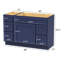 Base de meuble-lavabo simple 48 po seulement-94091288