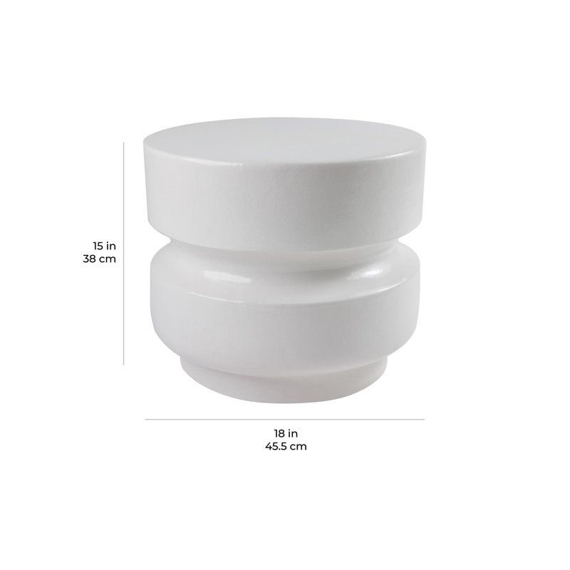 Provenance Signature Outdoor Round Side Table, Ore, Ore, 16"