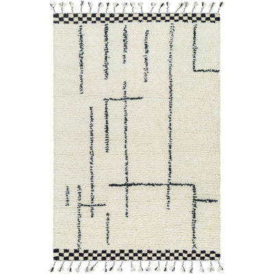 Keon Handmade Wool Cream Rug