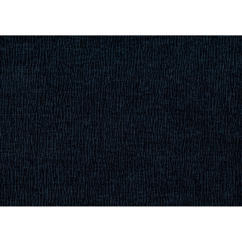 Fauteuil d'appoint moderne et luxueux en chenille bleue rembourrée avec coussin en mousse et bois massif, Bleu