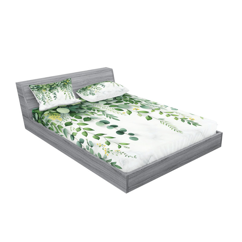 Microfiber Sheet Set, Queen Sheet Set with Pillowcase