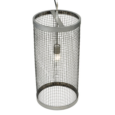 1 - Light Matte Clear Single Pendant