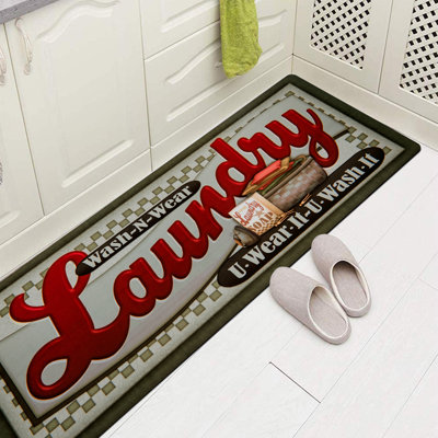 Tapis de cuisine antidérapant Laundry Room