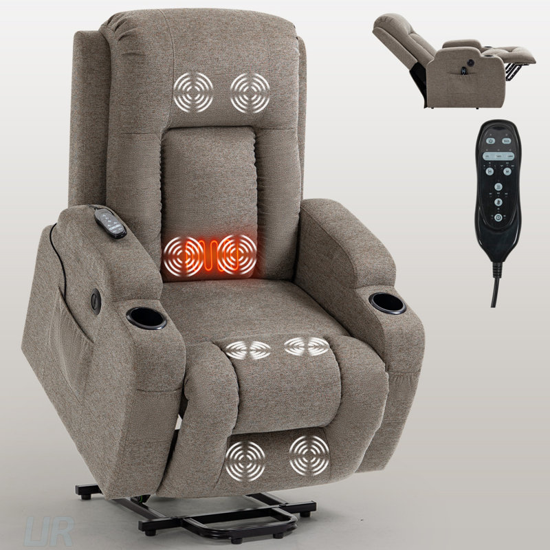 Fauteuil inclinable électrique à moteur Infinity Position, Brun