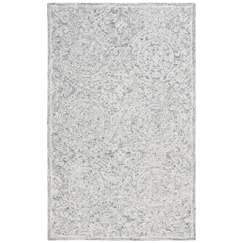 Lauren Ralph Lauren Hand Tufted Wool & Cotton Damask Rug, Rectangle 3' x 5'
