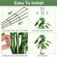 Treillis 30 po pour plantes d'intérieur en pot, orné de papillons, noir