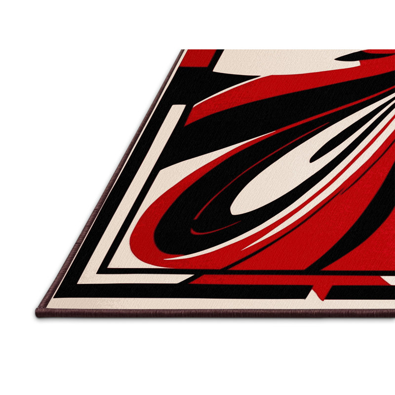 Aurora Flame Rug, Rectangle 3' x 5'