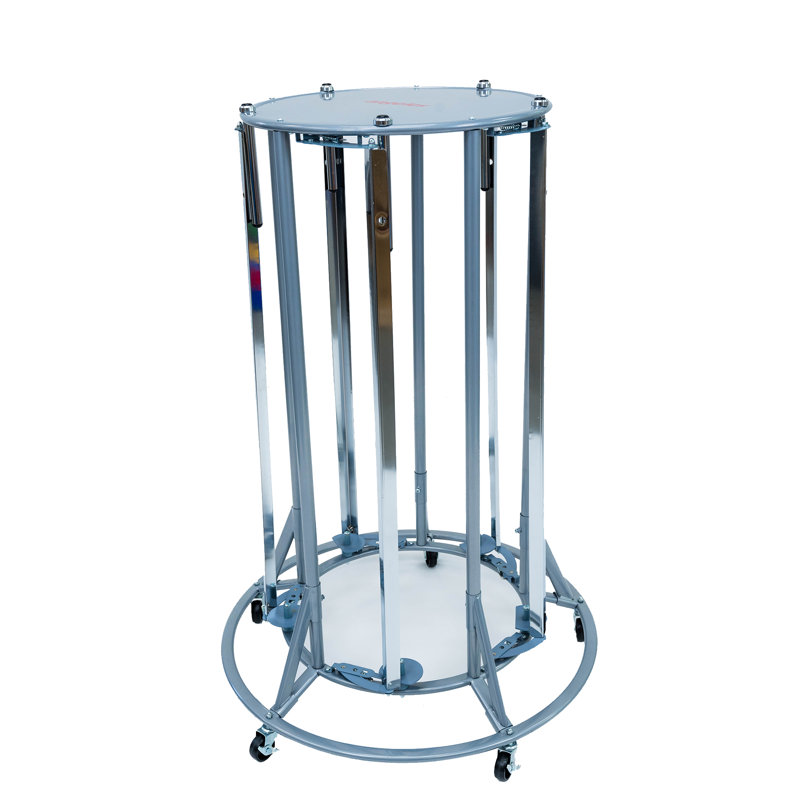 Angeles 5-Roll Steel Mobile Paper Rack with Lockable Casters