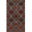 Tapis unique 4 pi 7 po x 7 pi 2 po 1950 / verts / brique