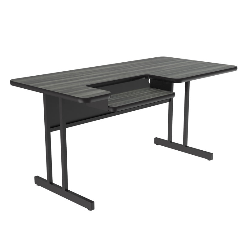 Metal Base Computer Desk