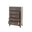 Commode en bois massif avec rangement 1 chambre 5 pièces