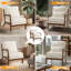 Chaise d'appoint en velours côtelé Mid-Century-1437971534
