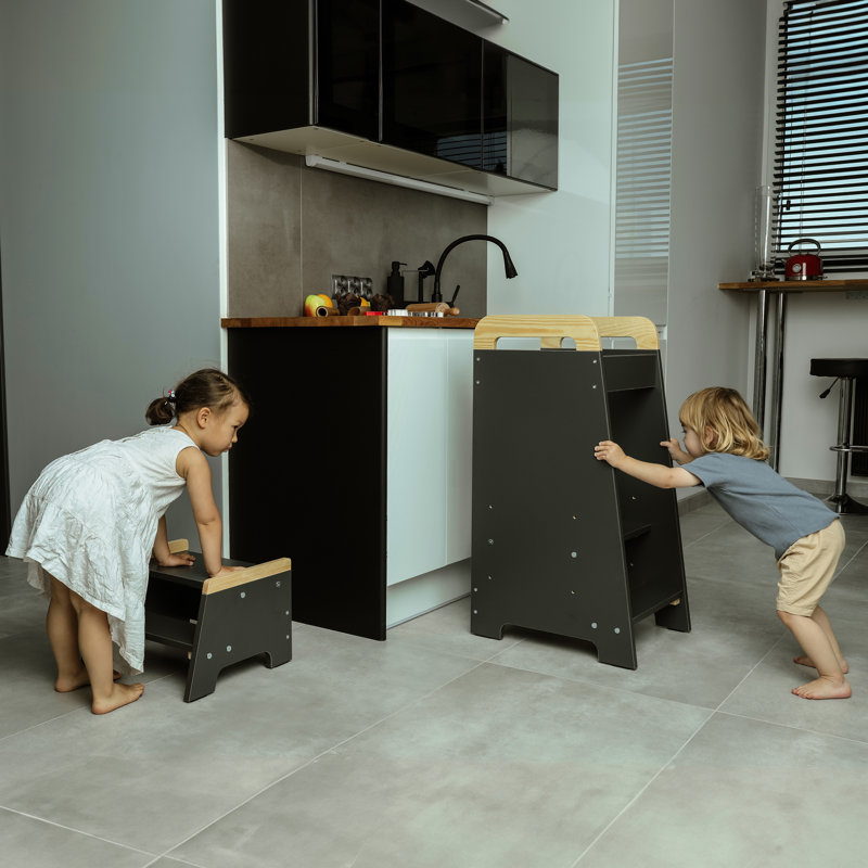 Kitchen Tower, Anthracite/Pine