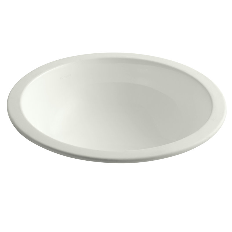 KOHLER Camber, ARTIST EDITIONS Round Undermount Bathroom Sink, Dune