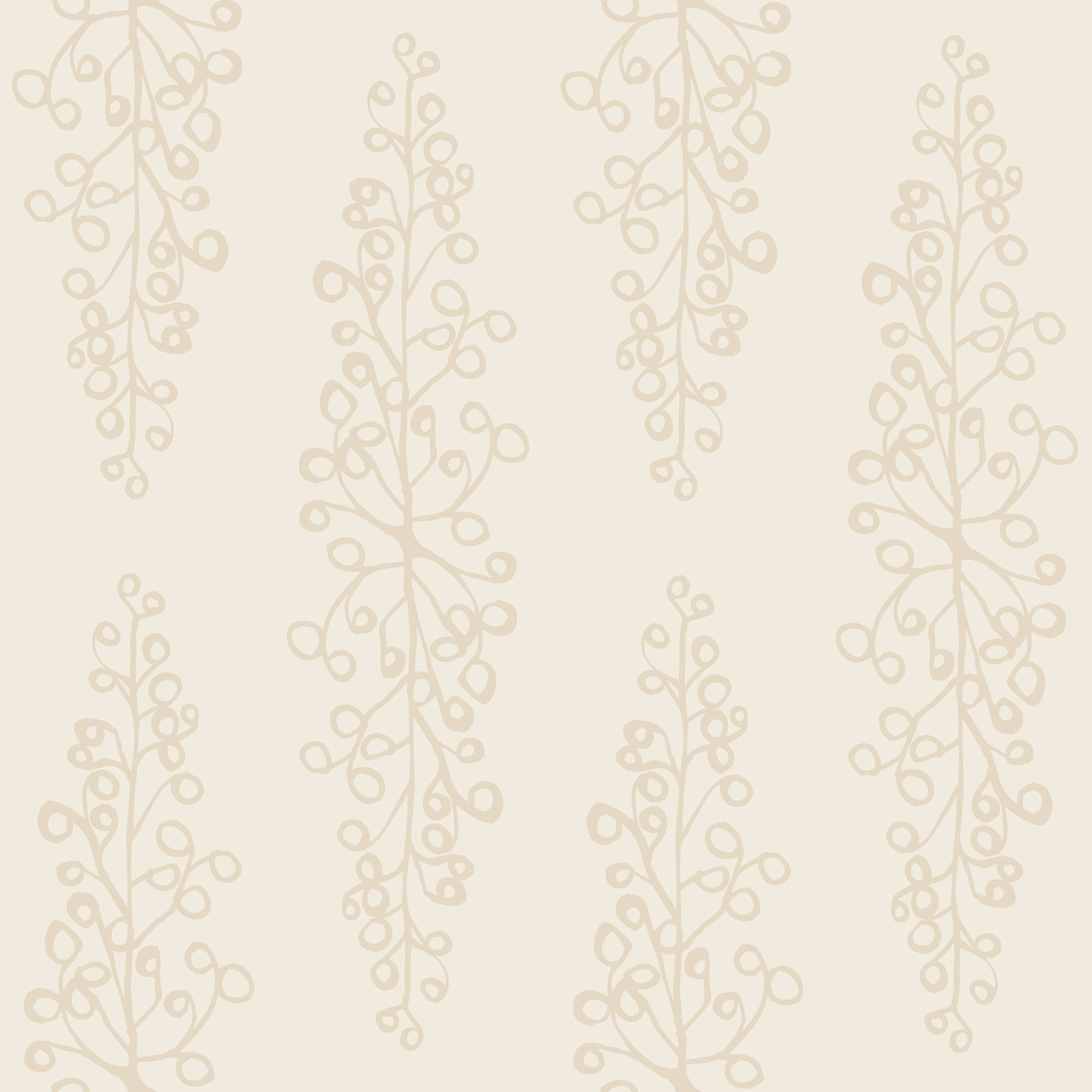 Kirk Modern Floral Wallpaper, Neutral