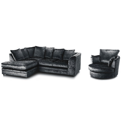 Romelia 2 - Piece Velvet Living Room Set