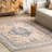Jordan Vintage Medallion Machine Washable Area Rug-1870775643