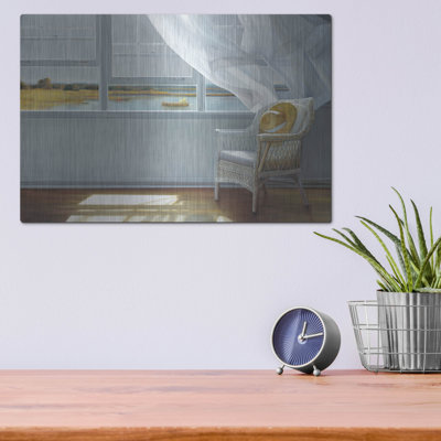 Luxe Metal Art 'Lake Effect' By Karen Hollingswort " Lake Effect " by Karen Hollingsworth