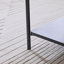 Repose-pieds rembourré avec tablette de rangement ouverte-1690756115