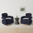 29" Wide Bayville Swivel Chair (Set Of 2)-56740600