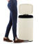 Poubelle à ouverture latérale 8 gallons Curtis, noir-92904054