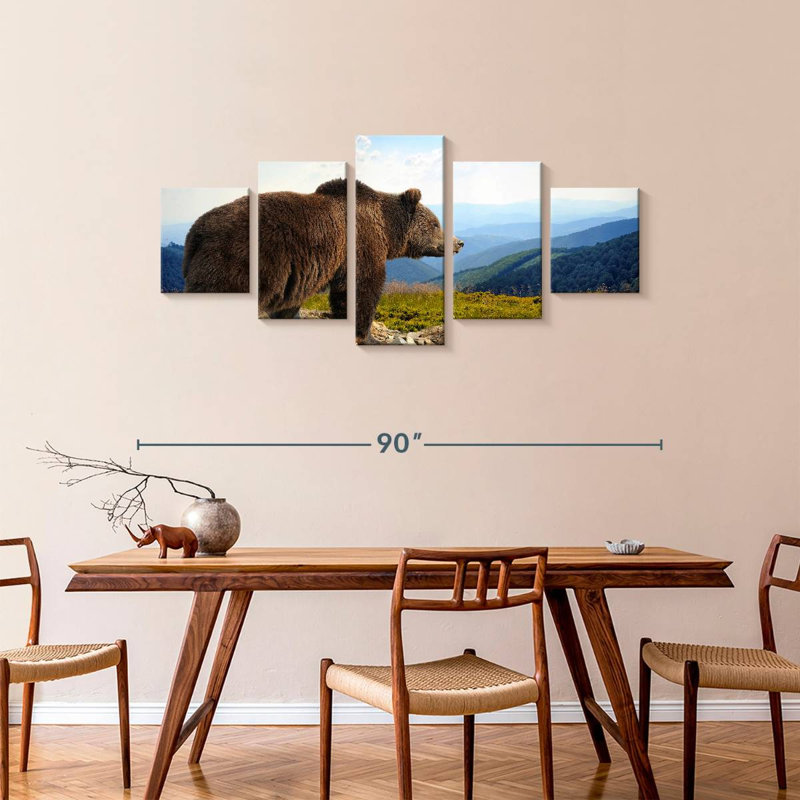 Mountain Bear, 36" H x 80" W