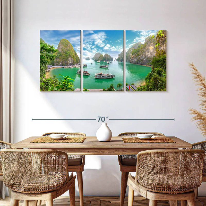 Gillard, baie d'Halong, Vietnam, H 30 po x l 62 po