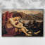 Evelyn De Morgan "The Angel with the Serpent" - Art mural de qualité musée sur toile tendue-2133525595