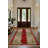Kaia Collection Digital Print Cotton-Polyester Burgundy Floral Rug-1379548285