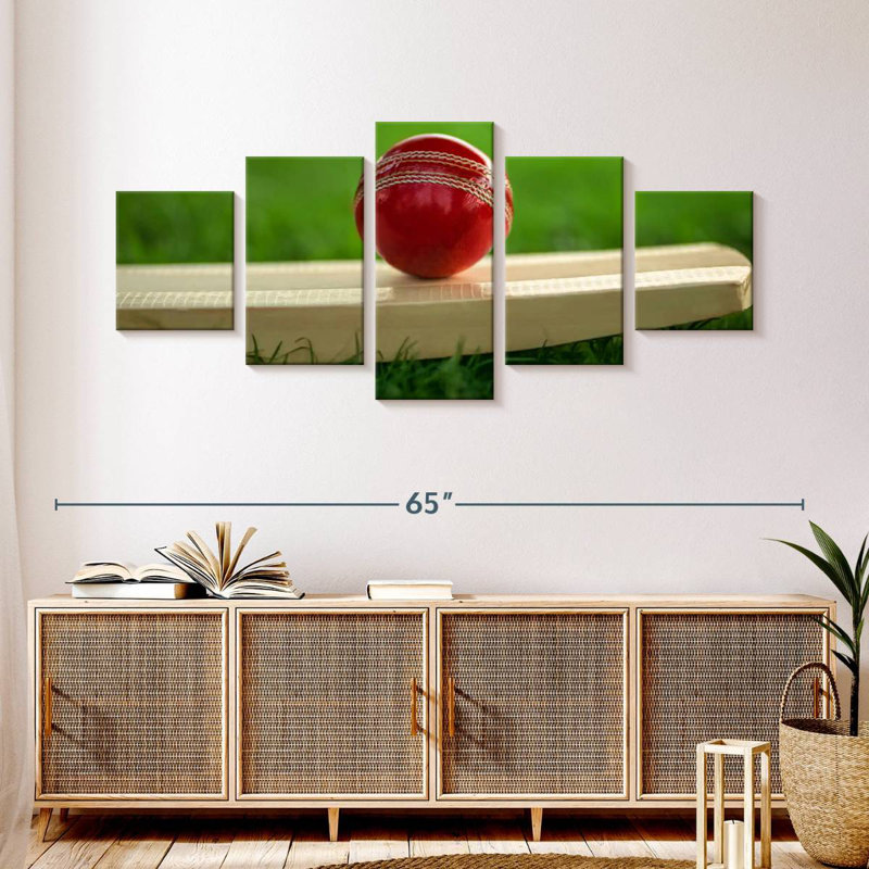 Cricket Ball On Bat