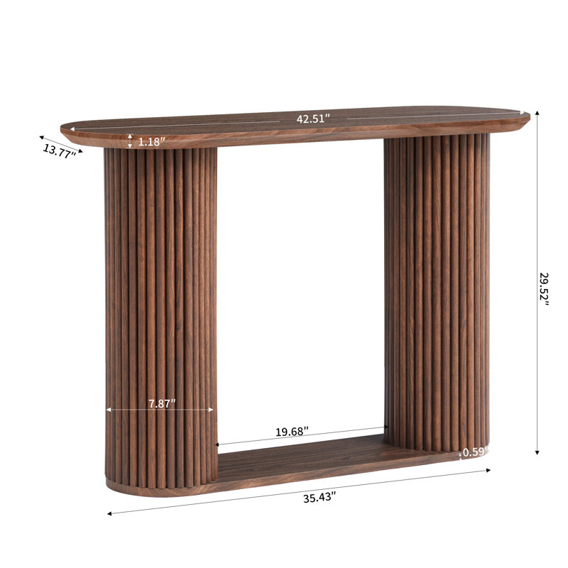 42.51" Console Table, Walnut