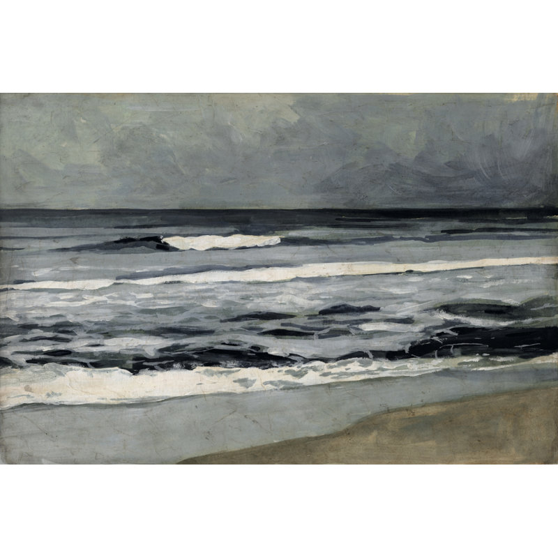 Moody Sea II by Victoria Barnes - Painting on Canvas, 51 cm H x 76 cm W, Wrapped Canvas