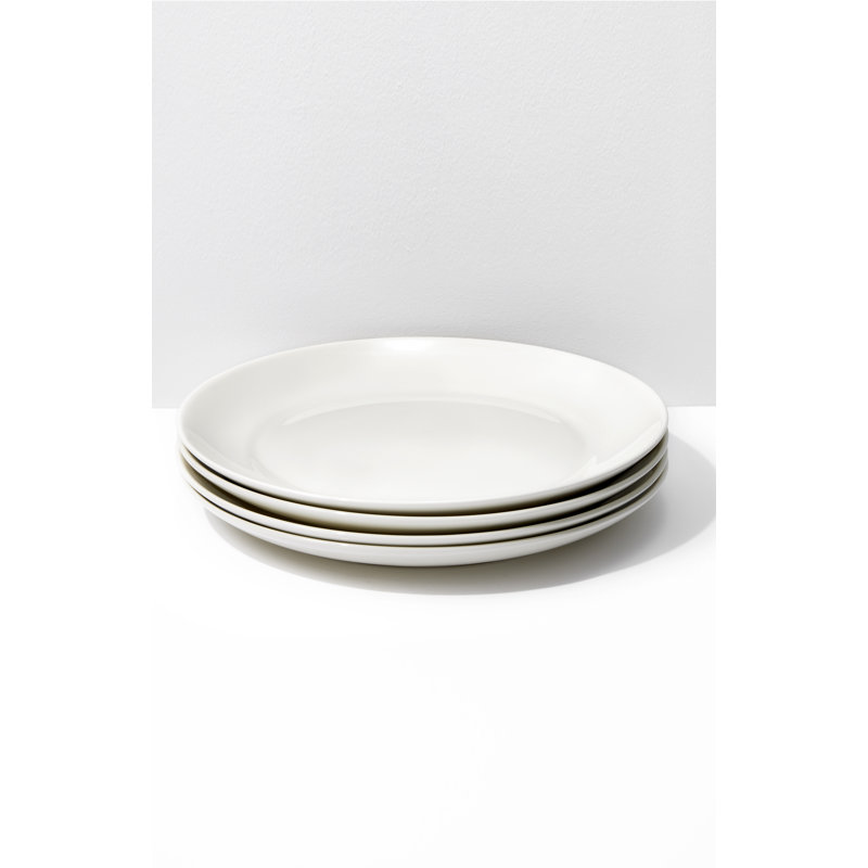 S/4 Large Plate, White