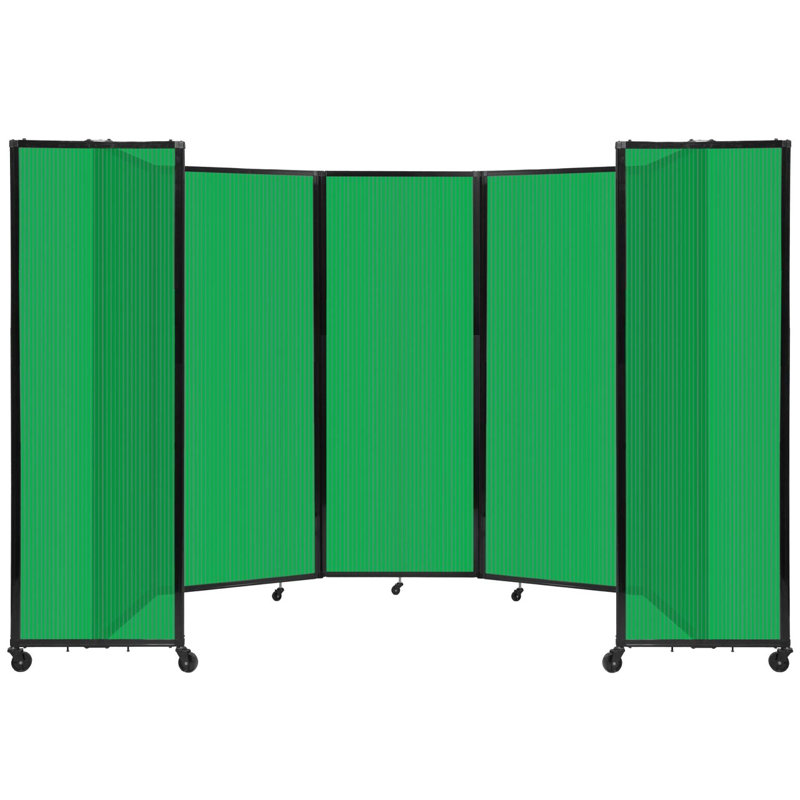 Cloison murale en polycarbonate 360, H 90 po x l 168 po, Vert