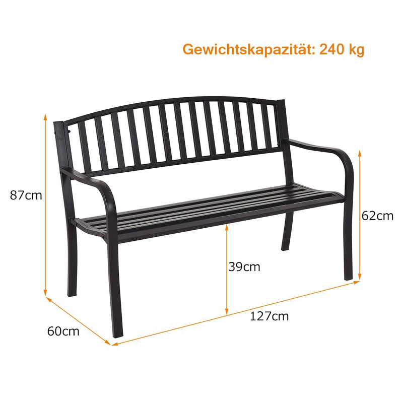 Metal Outdoor Bench