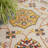 Nourison Essentials Ivory/Gold Indoor/Outdoor Area Rug-1429216640